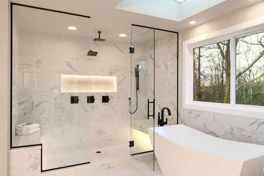 עיצוב חדר אמבטיה הורים